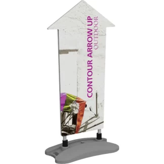 Contour Outdoor Sign Arrow Up - Water Base