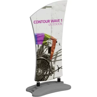 Contour Outdoor Sign Wave 1 - Water Base
