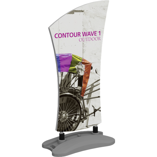 Contour Outdoor Sign Wave 1 - Water Base
