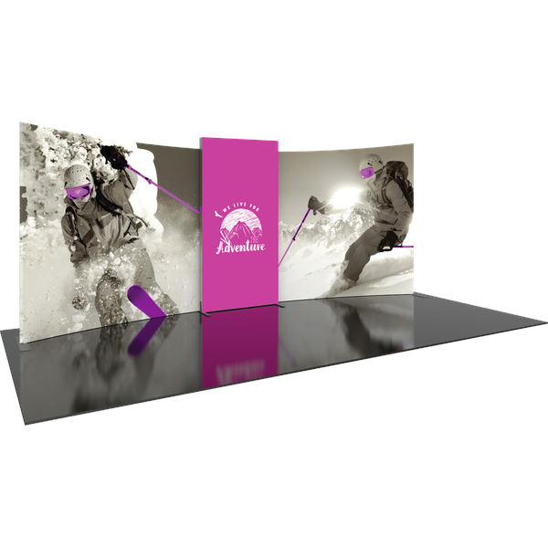 Formulate Designer Series 20ft Fabric Backwall Kit 02