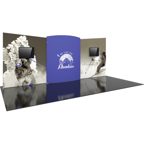 Formulate Designer Series 20ft Fabric Backwall Kit 08