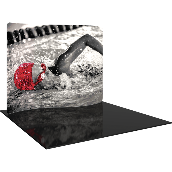 Formulate Essential 10ft Serpentine Curve Fabric Backwall