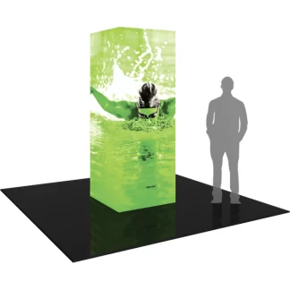 Formulate Backlit Four Sided Tower 03 Tension Fabric Structure