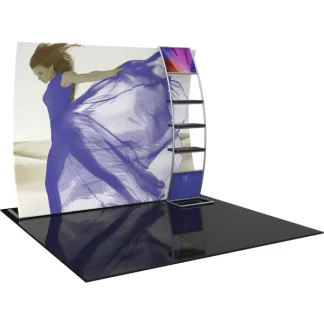 Formulate Master 10ft VC10 Vertical Curve Fabric Backwall