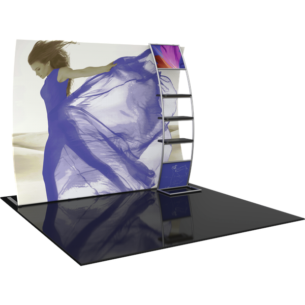 Formulate Master 10ft VC10 Vertical Curve Fabric Backwall