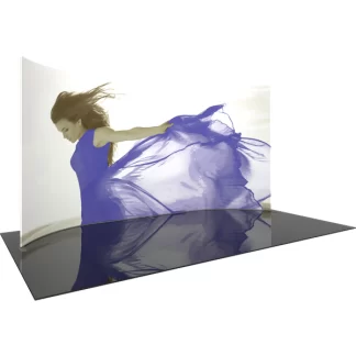 Formulate Master 20ft Horizontal Curve 10ft Tall Fabric Backwall
