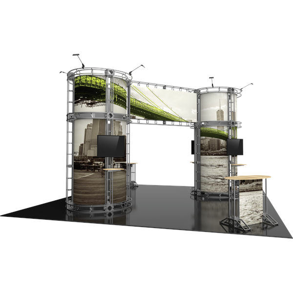 Gemini Orbital Express Truss 20x20 Modular Island Exhibit