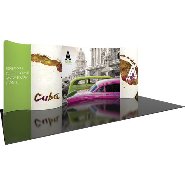 Modulate Series 1 20ft Fabric Backwall Kit 01