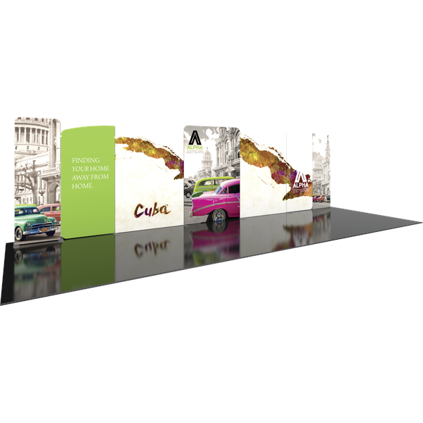 Modulate Series 2 30ft Fabric Backwall Kit 02