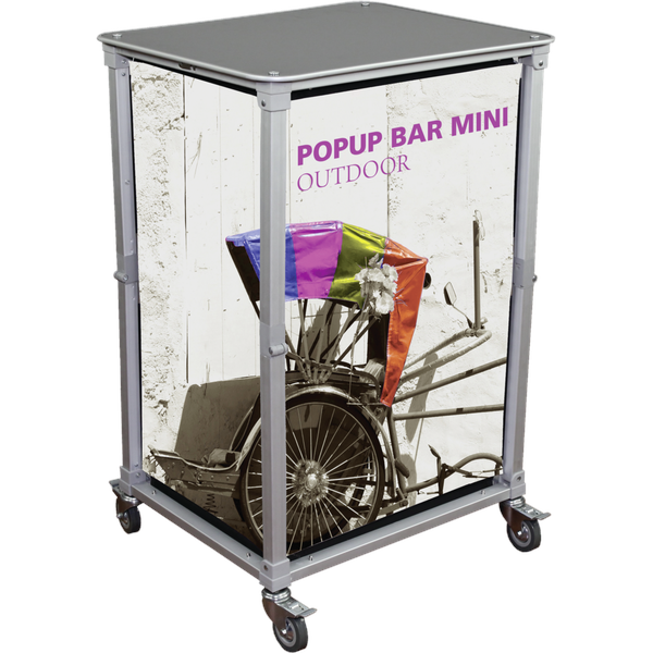 Portable Popup Bar Mini - Grey