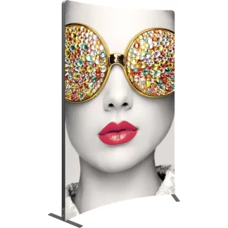 Vector Frame Curved 03 Fabric Banner Display