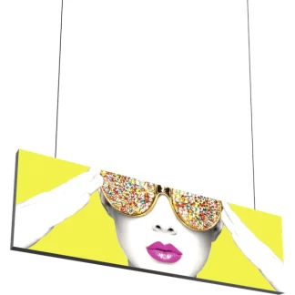 Vector Frame Hanging Light Box 10ft x 3ft