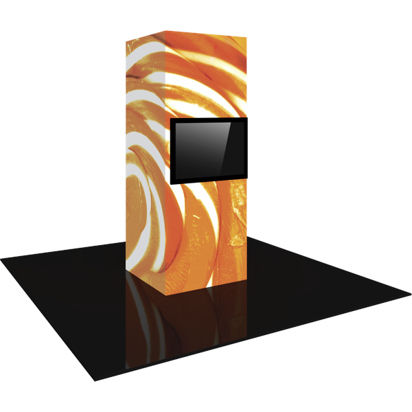 Vector Frame Modular Backlit Monitor Tower 01 (3' x 8')