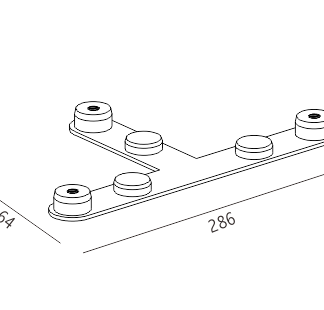 T Shape 3 Ways connector