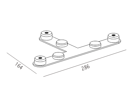 T Shape 3 Ways connector