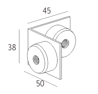 90 degrees connector (for door only)
