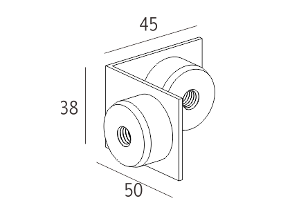90 degrees connector (for door only)