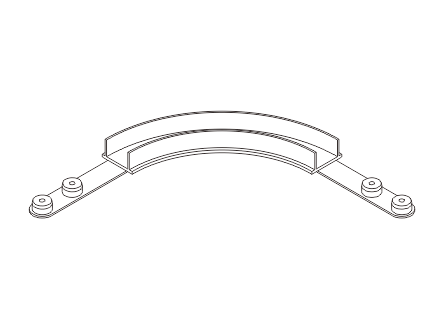 R248 curved connector